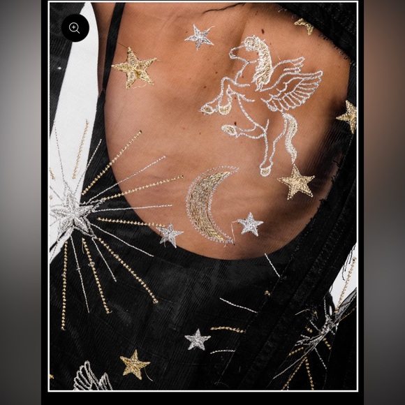 Large Dragon Denim Cosmic Jacket! - Picture 3 of 5